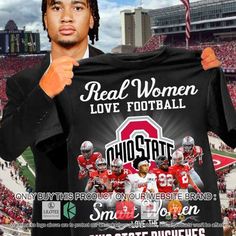 smart women love ohio state buckeyes 2d shirt hoodie 1 51961