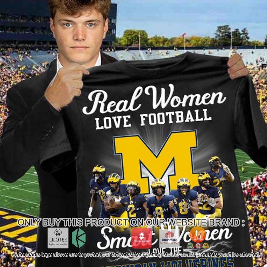 smart women love the michigan wolverines 2d shirt hoodie 1 76450