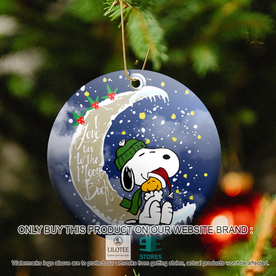 snoopy i love you to the moon and back christmas ornament 1 22017