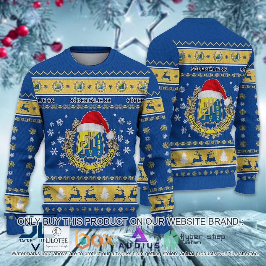 sodertalje sk shl ugly christmas sweater 1 76589