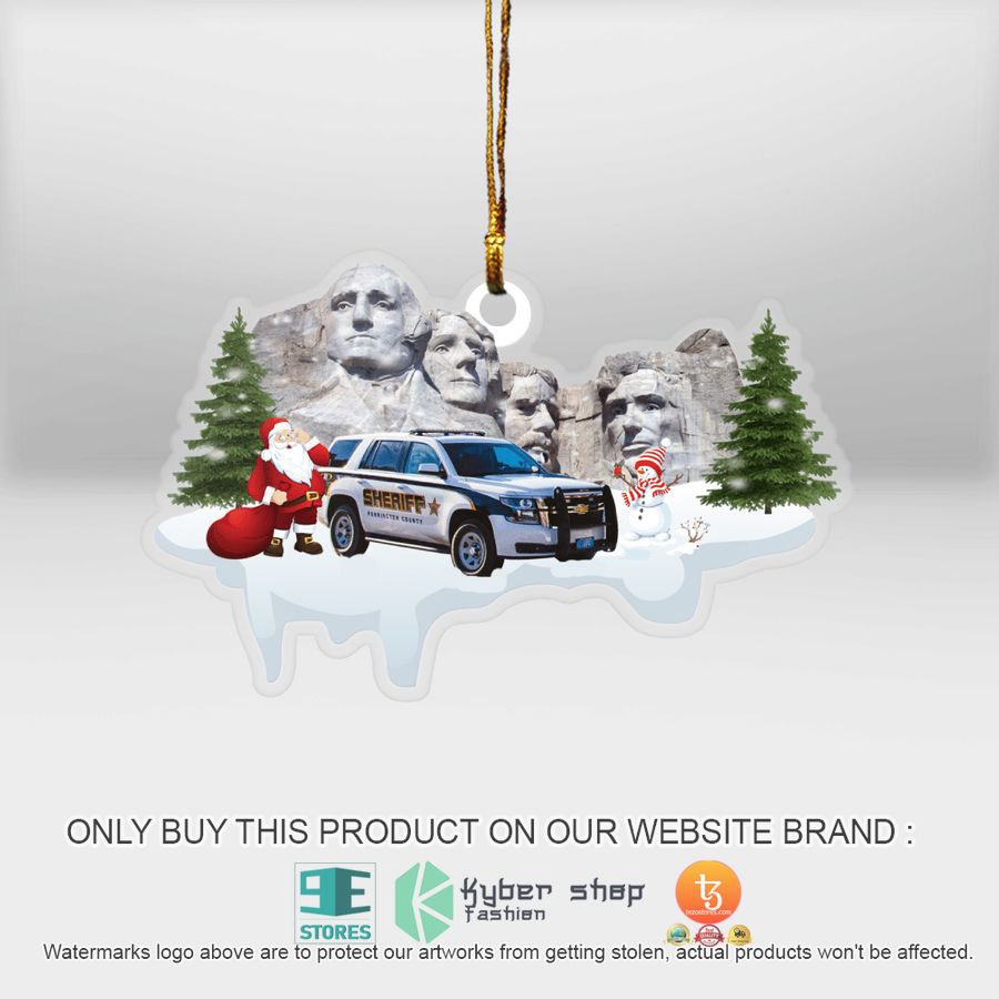 south dakota pennington county office christmas ornament 1 36641