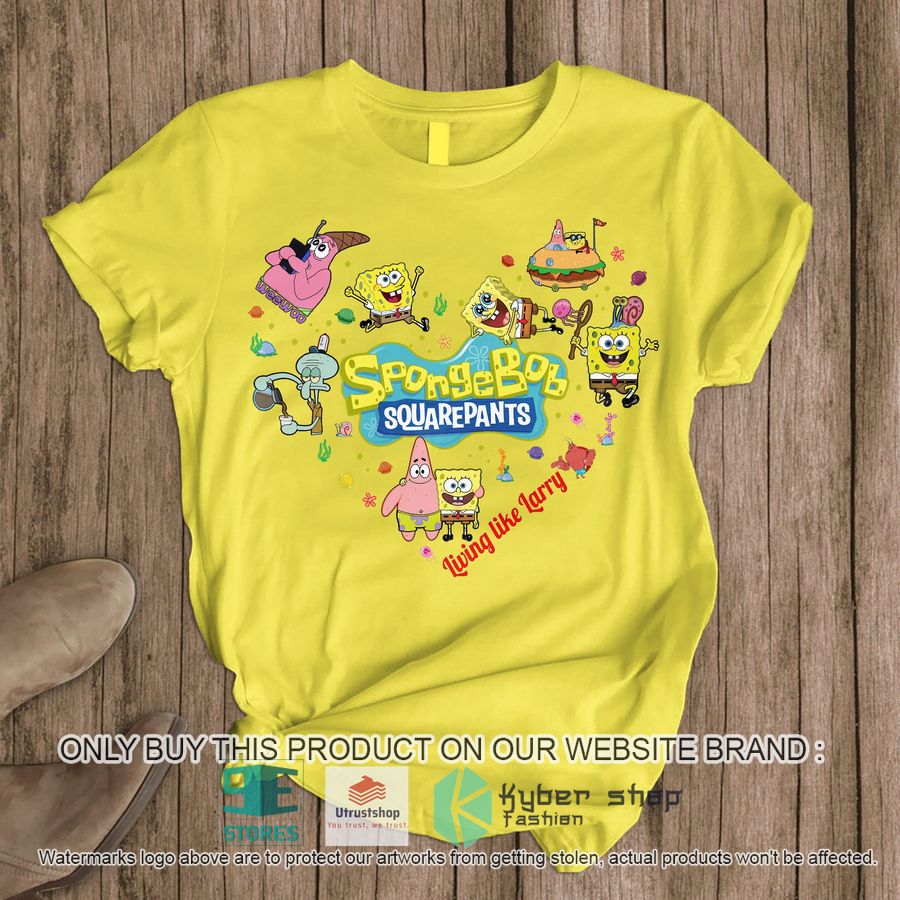 spongebob squarepants heart pajamas set 2 90117