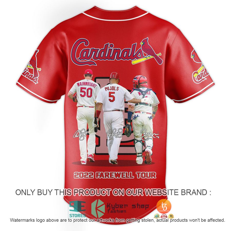 HOT St. Louis Cardinals 2022 Farewell Tour Red Baseball Jersey 3 st louis cardinals 2022 farewell tour red baseball jersey 3 38390