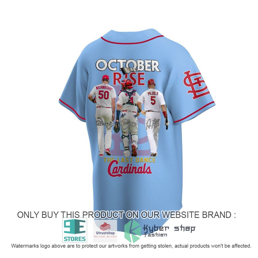NEW St. Louis Cardinals October Rise The Last Dance Cardinals blue Baseball Shirt 3 st louis cardinals october rise the last dance cardinals blue baseball jersey 3 37974