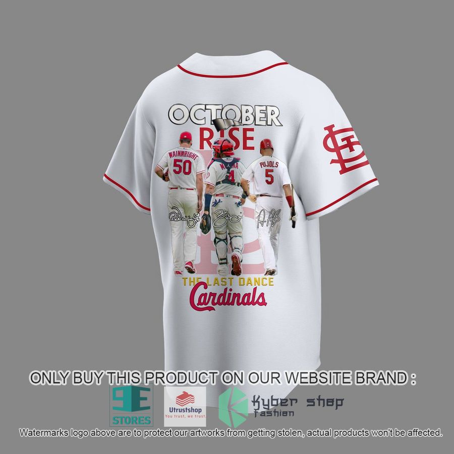 NEW St. Louis Cardinals October Rise The Last Dance Cardinals White Baseball Shirt 3 st louis cardinals october rise the last dance cardinals white baseball jersey 3 92395