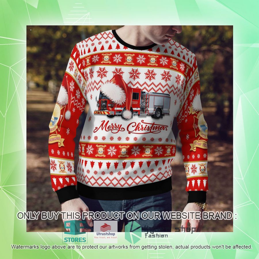NEW St. Petersburg Pinellas County Florida St. Petersburg Fire Department Christmas Sweater 10 st petersburg pinellas county florida st petersburg fire department christmas sweater 10 60383