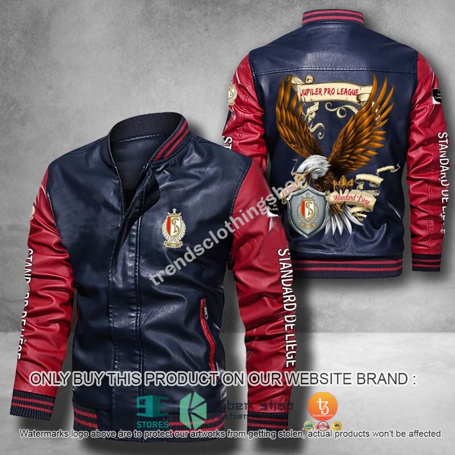 HOT Standard Liege Eagle League Bomber Leather Jacket 4 standard liege eagle league leather bomber jacket 4 97208