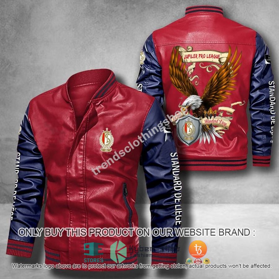 HOT Standard Liege Eagle League Bomber Leather Jacket 5 standard liege eagle league leather bomber jacket 5 40514