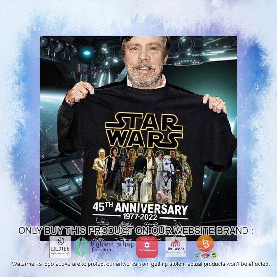 HOT Star Wars 45th Anniversary Thank You For The Memories 2D Hoodie, Shirt 3 star wars 45th anniversary thank you for the memories 2d shirt hoodie 2 11163