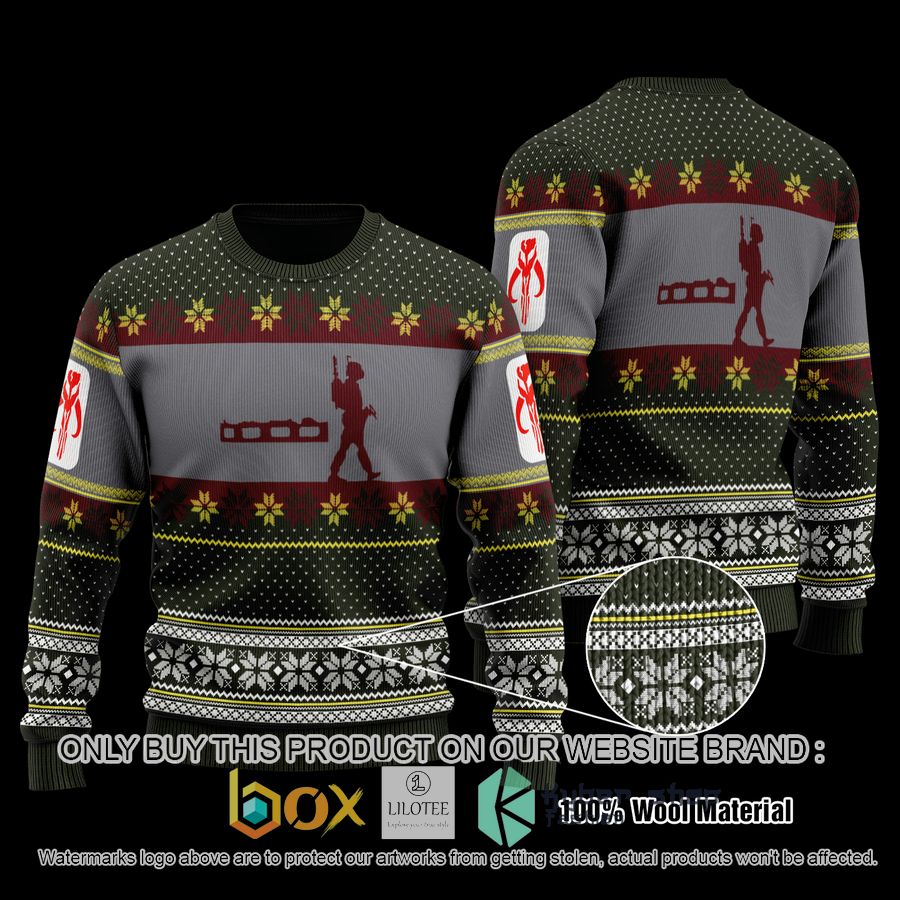 star wars boba fett wool sweater 1 5111