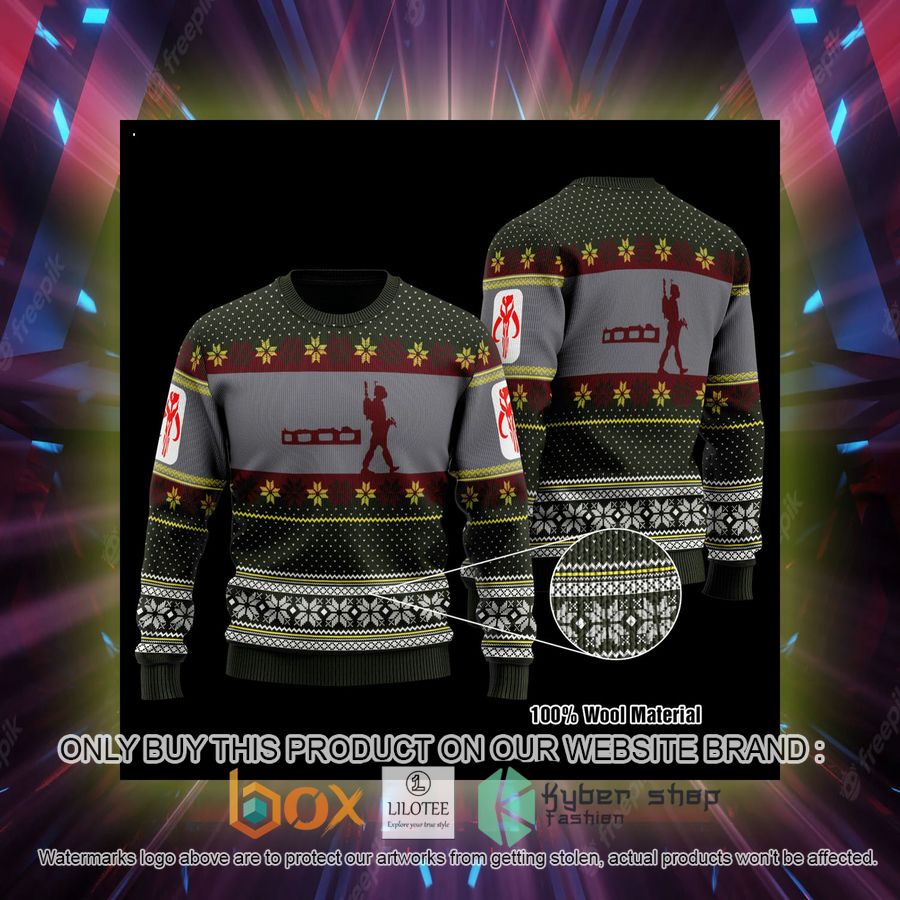 star wars boba fett wool sweater 2 89994