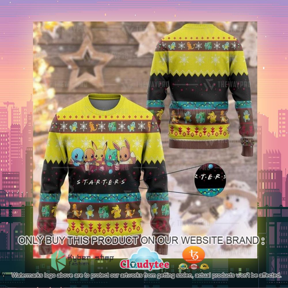 starters pokemon cute ugly sweater 1 60160