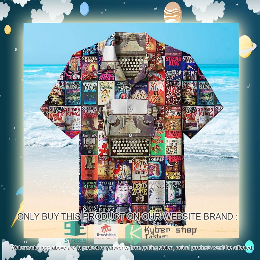 NEW Stephen King Legacy Covers Hawaii Shirt 2 stephen king legacy covers hawaiian shirt 2 24695