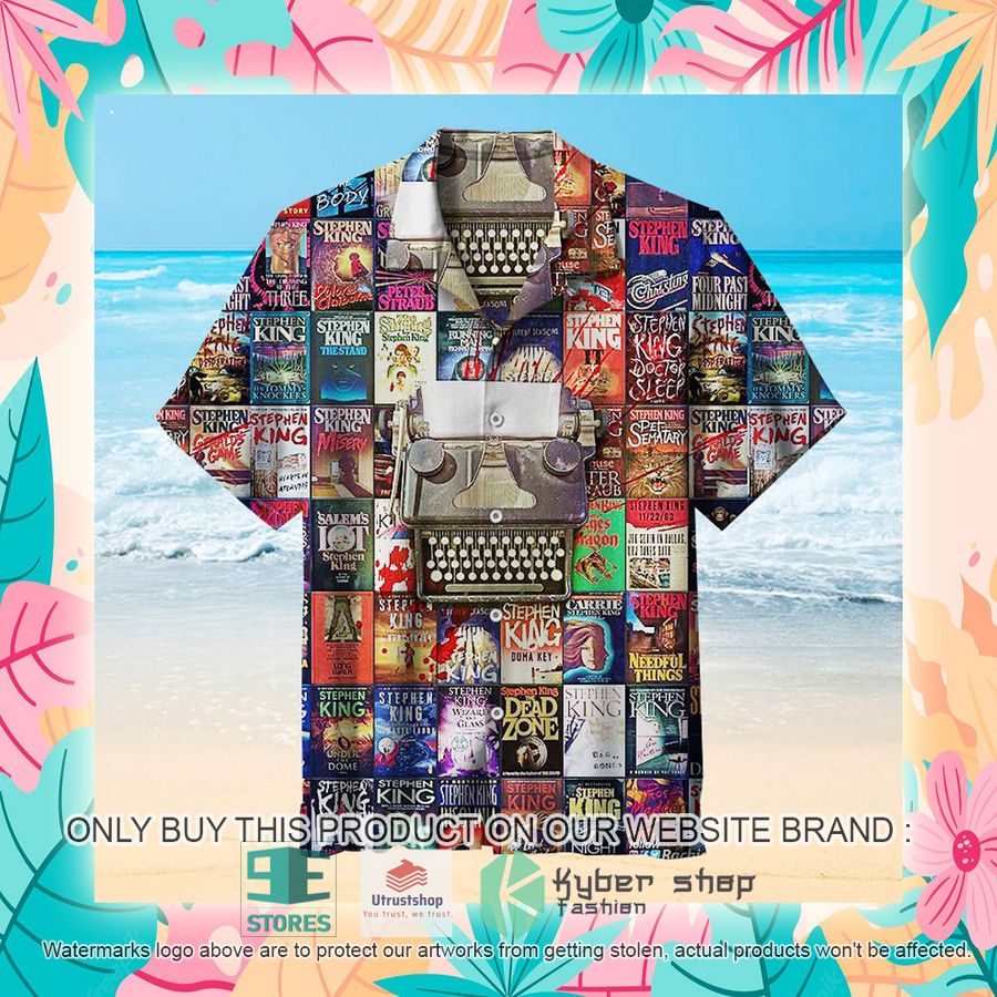 NEW Stephen King Legacy Covers Hawaii Shirt 4 stephen king legacy covers hawaiian shirt 4 31214