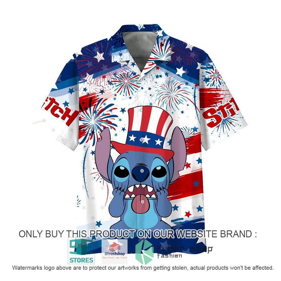 stitch united states flag hawaiian shirt 1 75244