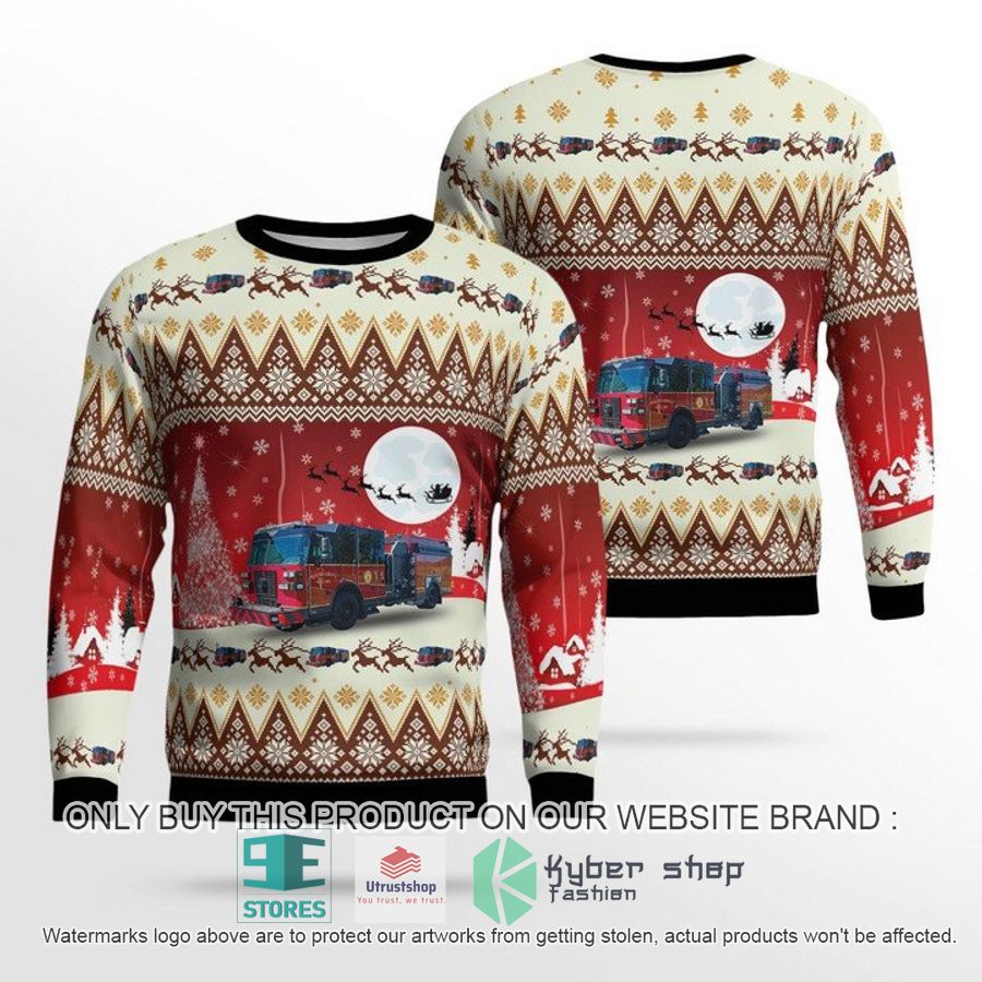 sugar grove illinois sugar grove fire protection district ugly christmas sweater 1 63628