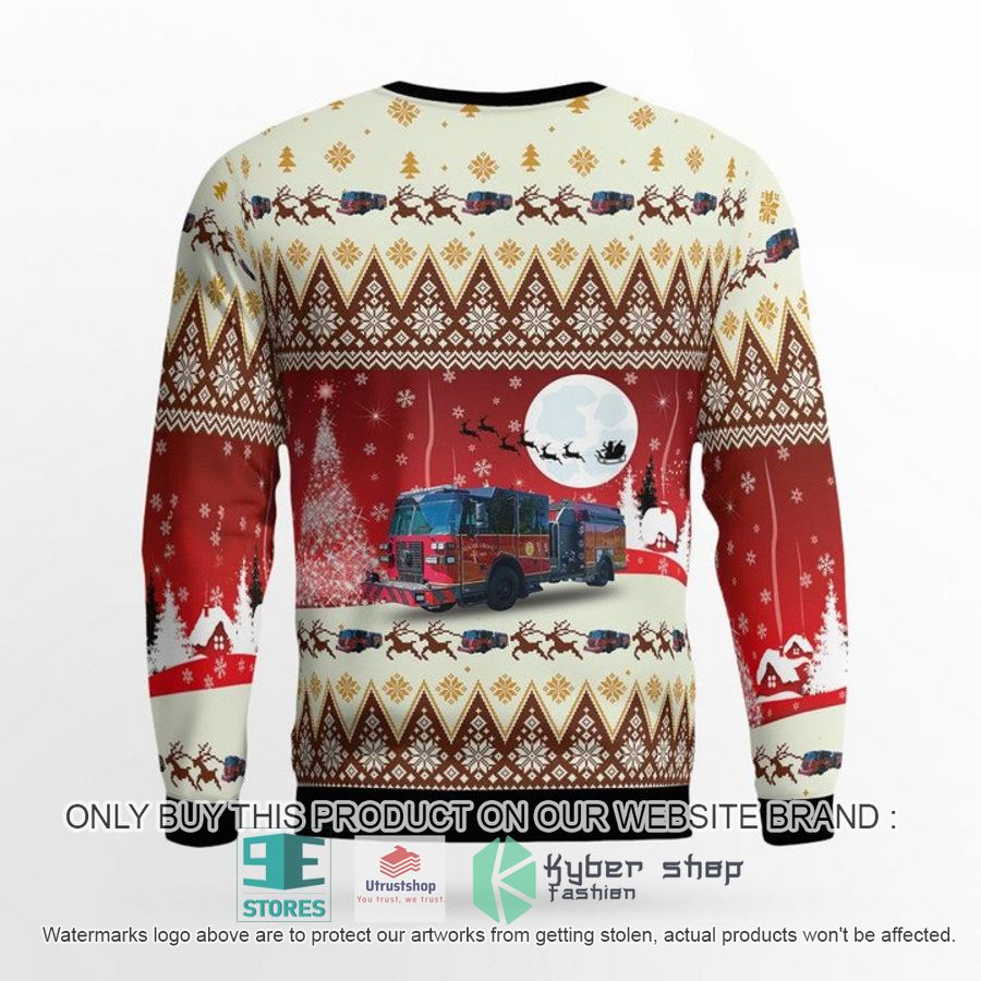NEW Sugar Grove Illinois Sugar Grove Fire Protection District Ugly Sweater 3 sugar grove illinois sugar grove fire protection district ugly christmas sweater 3 97773