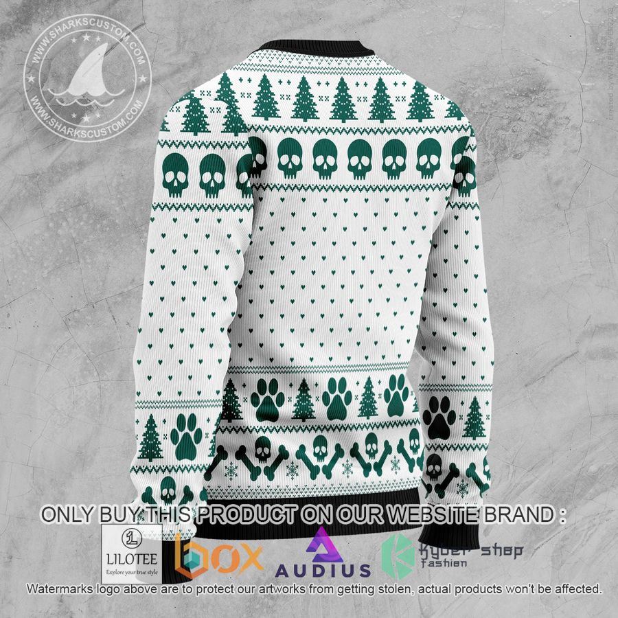 sugar skull beagles ugly christmas sweater 2 54646