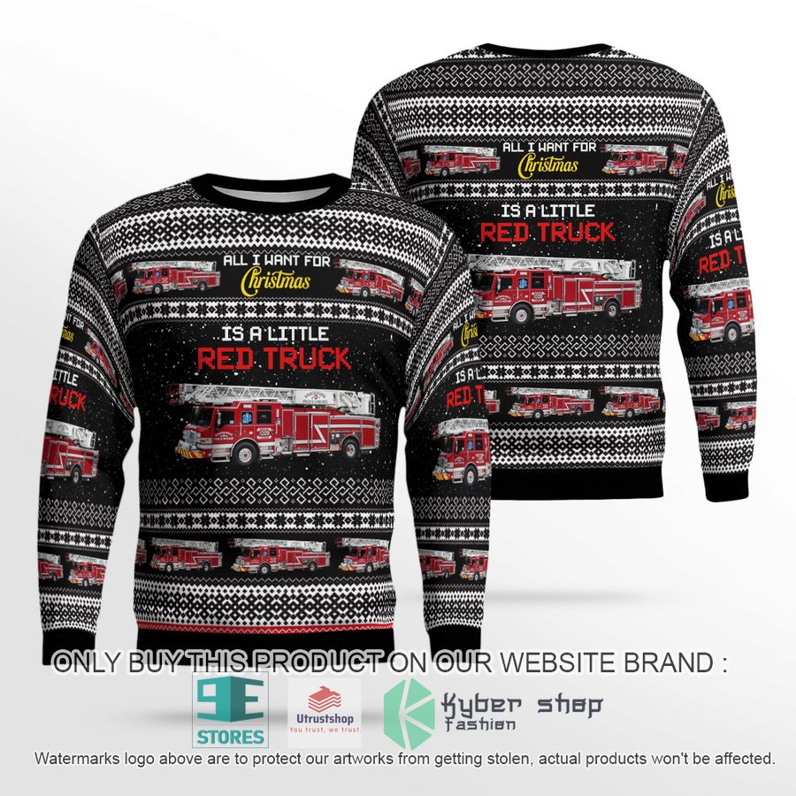 sugarcreek ohio sugarcreek fire rescue christmas sweater 1 67152