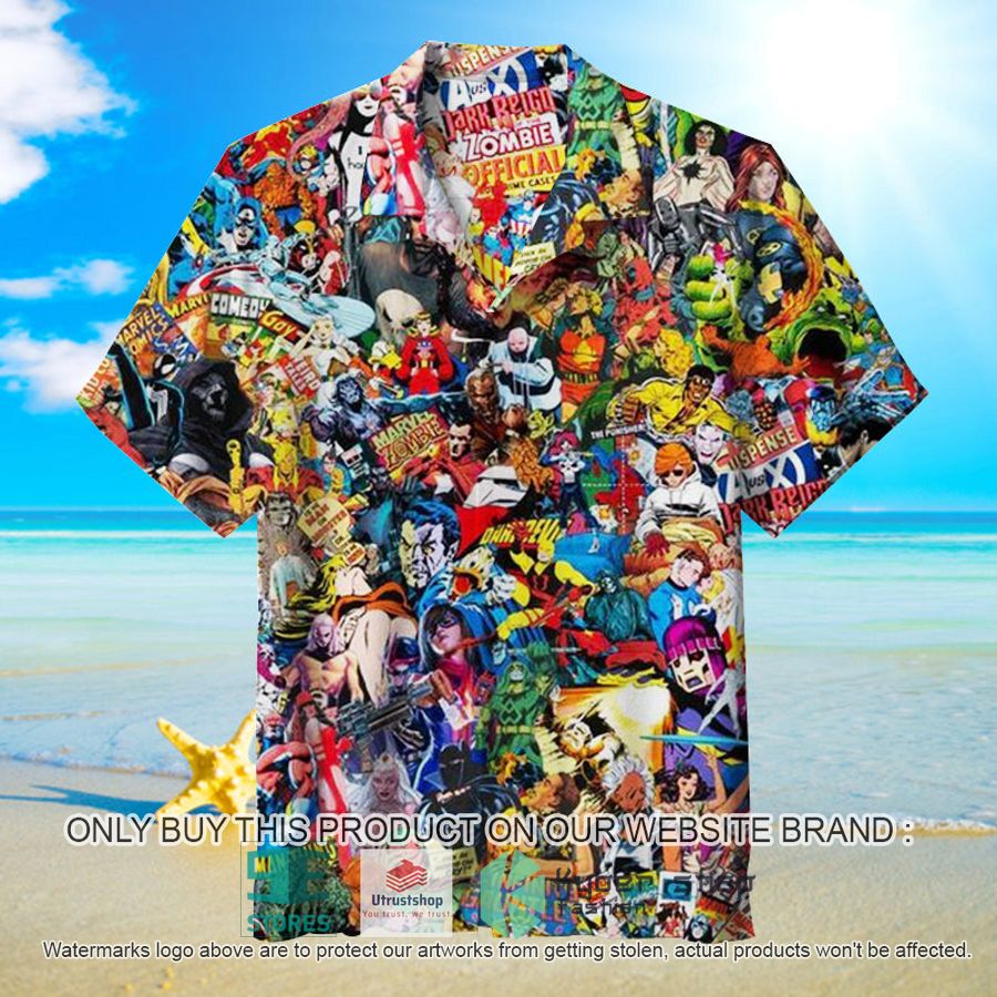 superhero comics colorful hawaiian shirt 1 45262