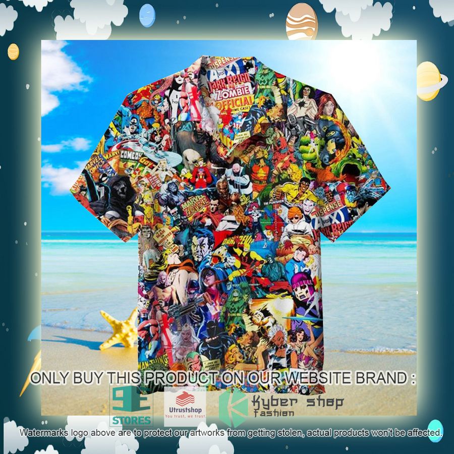 NEW Superhero Comics colorful Hawaii Shirt 2 superhero comics colorful hawaiian shirt 2 68973
