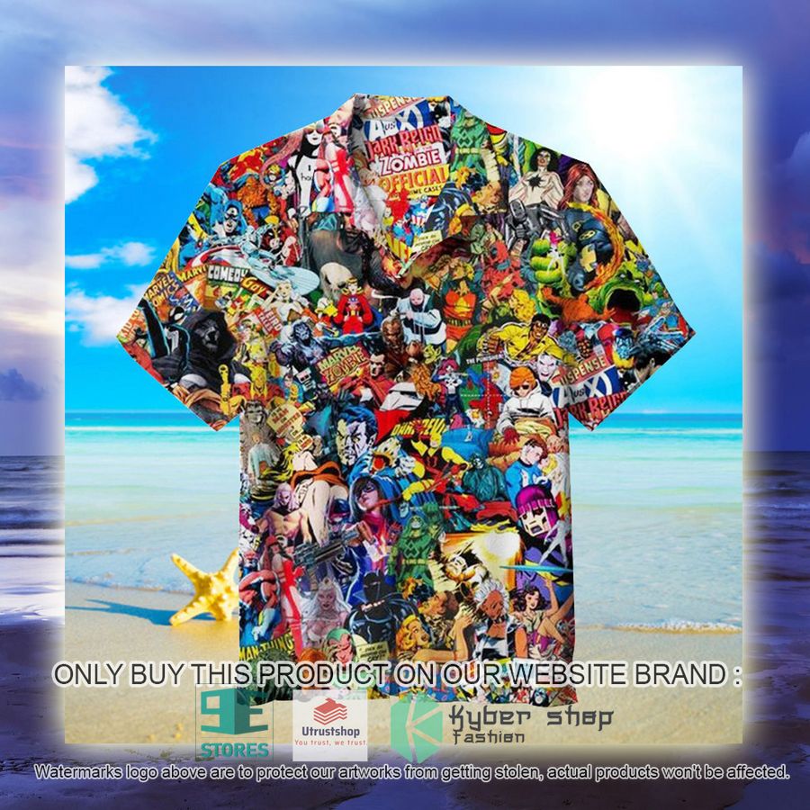 NEW Superhero Comics colorful Hawaii Shirt 3 superhero comics colorful hawaiian shirt 3 63815