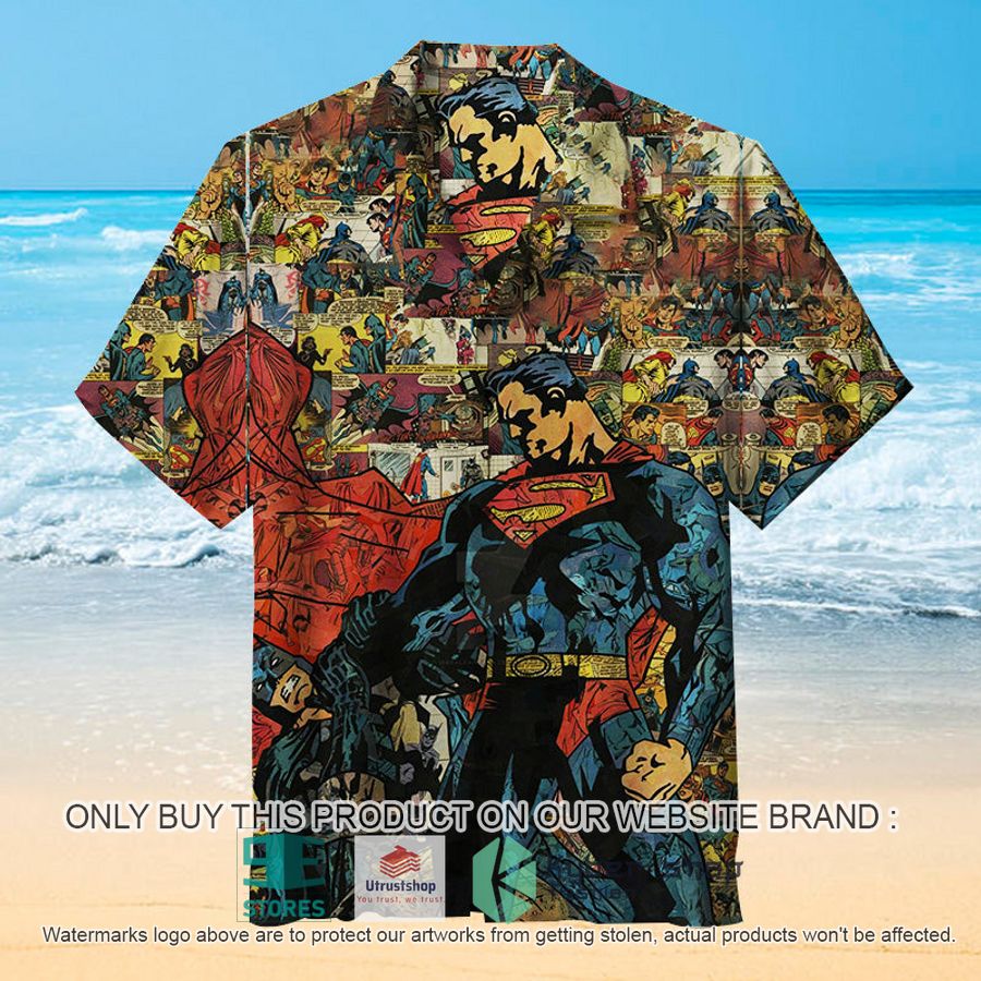 superman comic page hawaiian shirt 1 70790