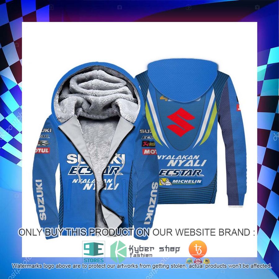 HOT Suzuki Alex Rins Racing Motogp Fleece Zipper Hoodie 4 suzuki alex rins racing motogp fleece hoodie 4 46191