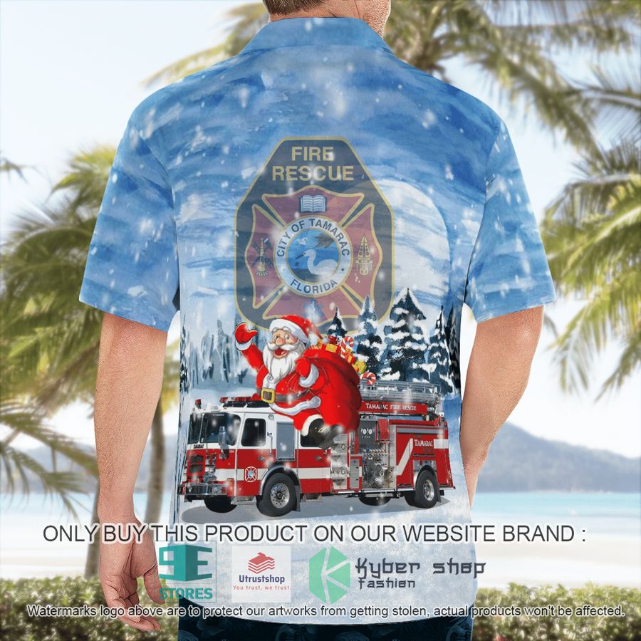 NEW Tamarac Broward County Florida Tamarac Fire Department Christmas Hawaii Shirt 2 tamarac broward county florida tamarac fire department christmas hawaiian shirt 2 27216