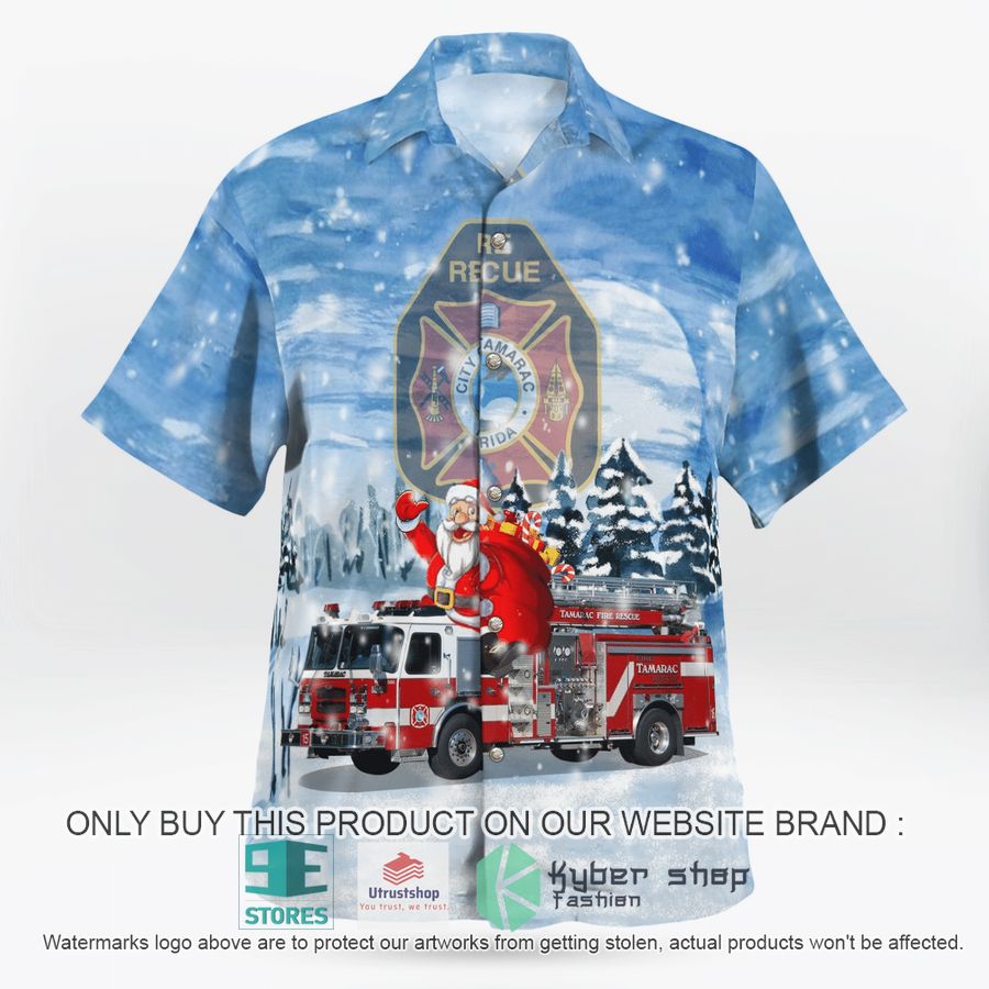 NEW Tamarac Broward County Florida Tamarac Fire Department Christmas Hawaii Shirt 3 tamarac broward county florida tamarac fire department christmas hawaiian shirt 3 17548
