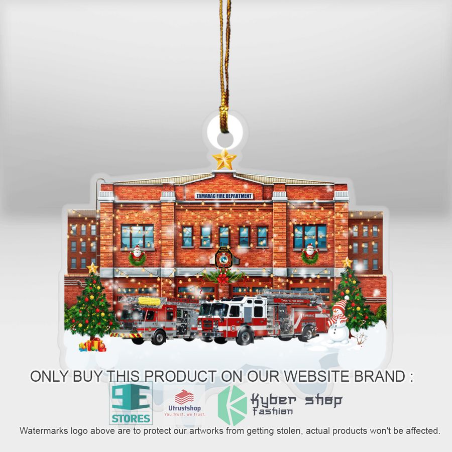 tamarac broward county florida tamarac fire department christmas ornament 1 80359