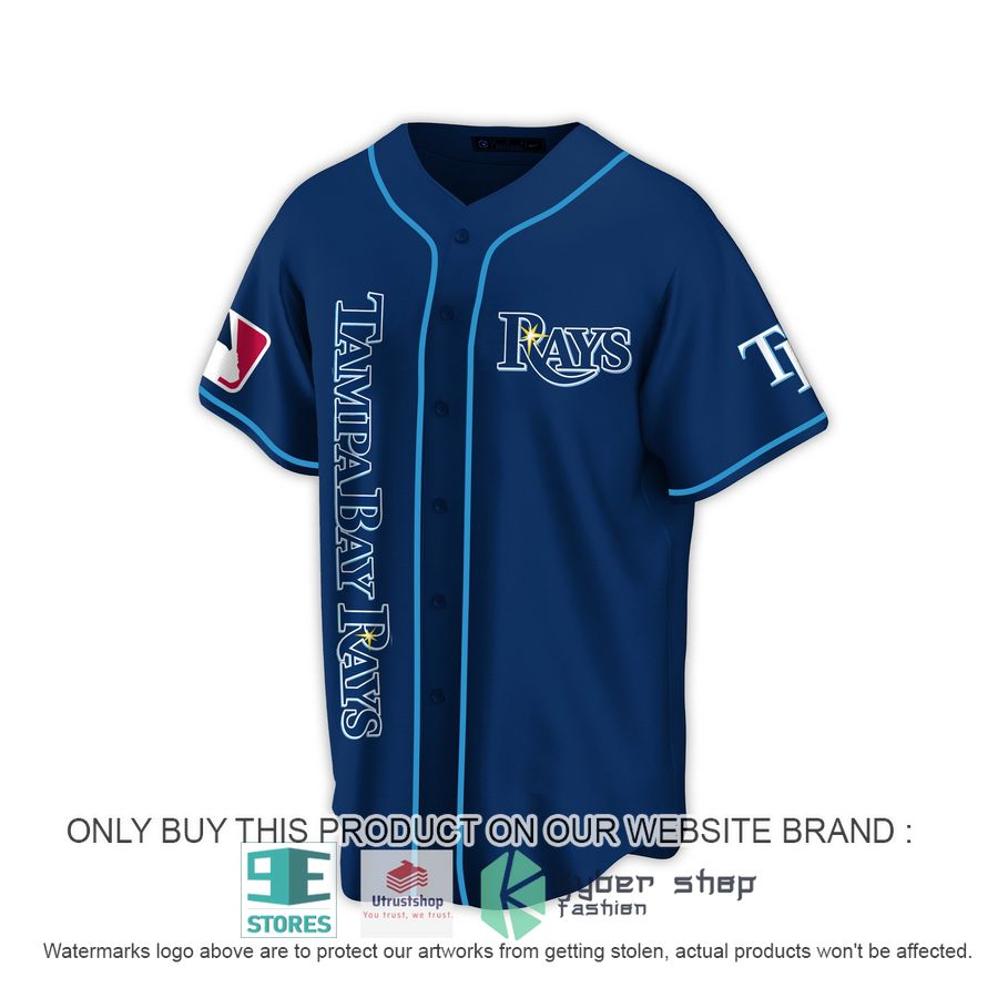 NEW Tampa Bay Rays October Rise Rays Up Rays dark blue Baseball Shirt 2 tampa bay rays october rise rays up rays dark blue baseball jersey 2 88400
