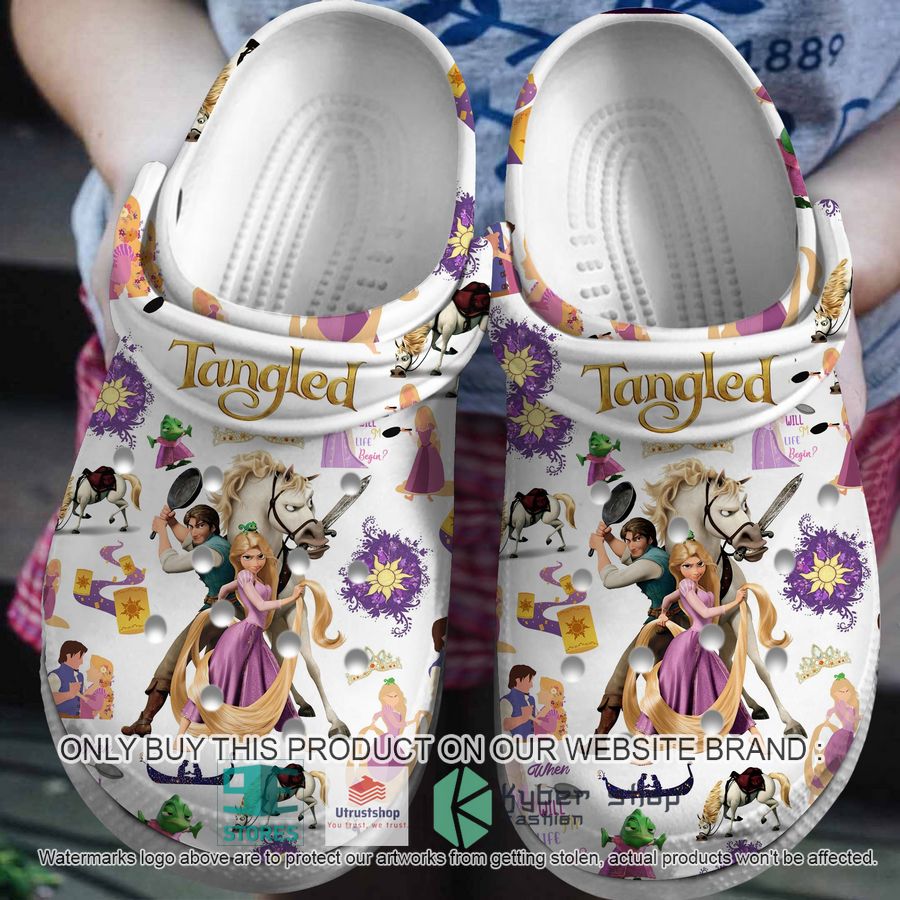 tangled poster crocs crocband shoes 1 96849