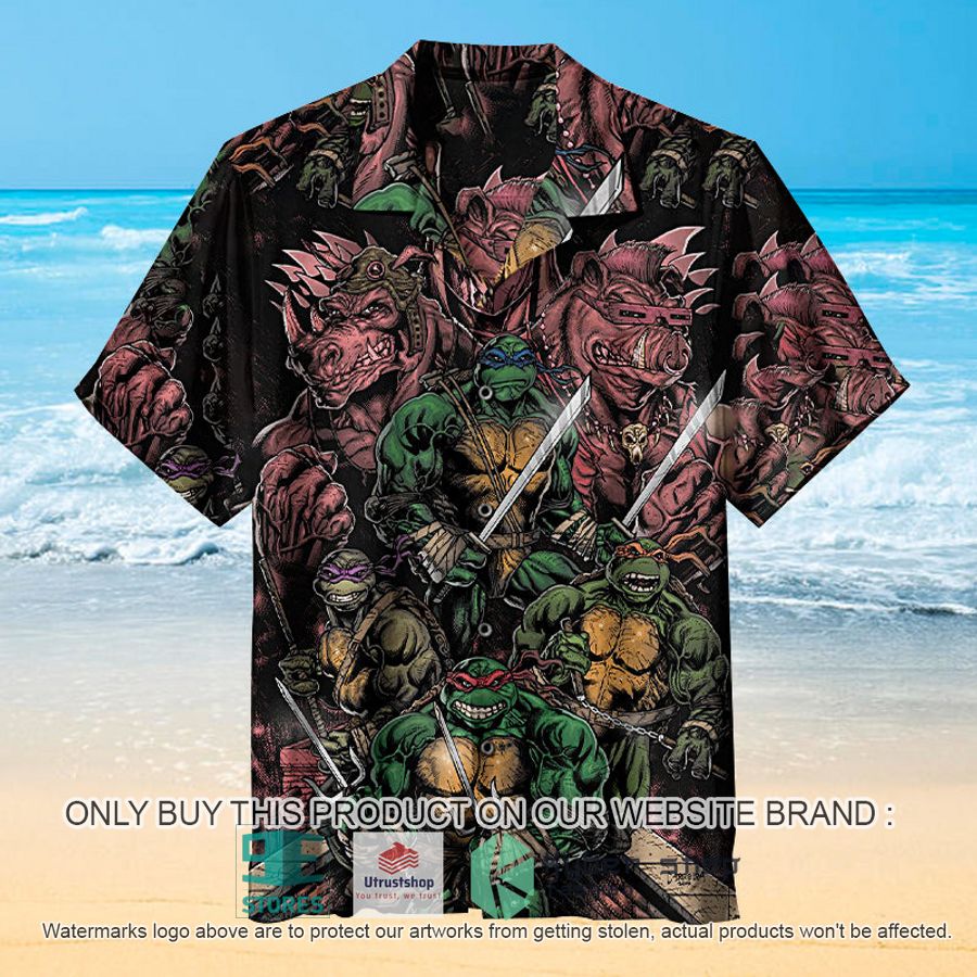 teenage mutant ninja turtles art hawaiian shirt 1 24052