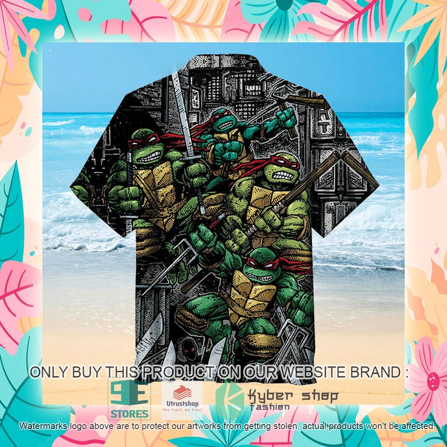 NEW Teenage Mutant Ninja Turtles Comic black Hawaii Shirt 8 teenage mutant ninja turtles comic black hawaiian shirt 8 29865