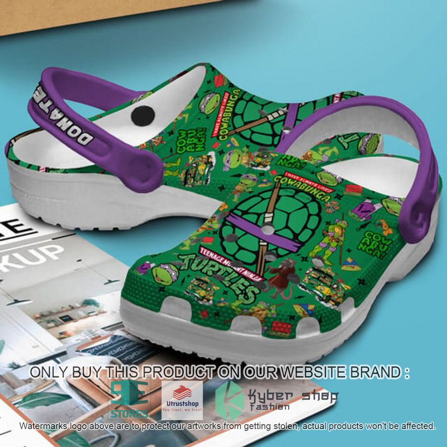 teenage mutant ninja turtles donatello green crocs crocband shoes 2 68970