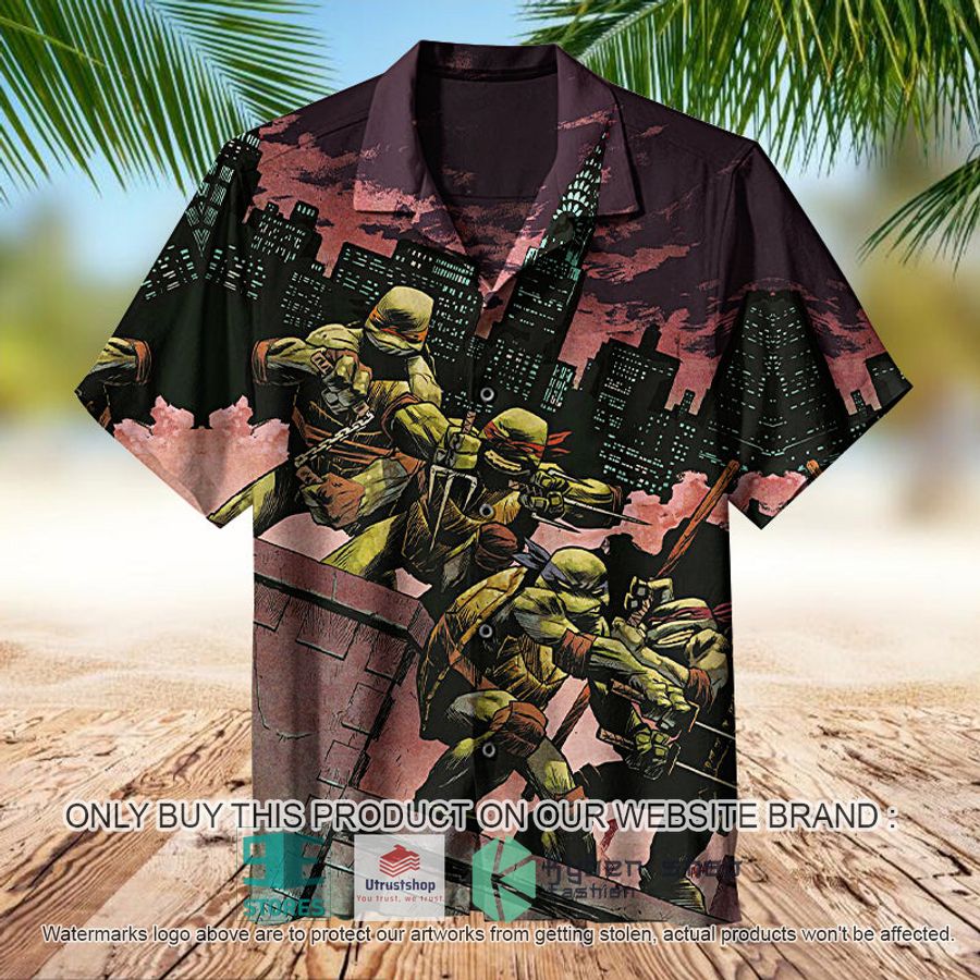 NEW Teenage Mutant Ninja Turtles poster art Hawaii Shirt 9 teenage mutant ninja turtles poster art hawaiian shirt 1 88380