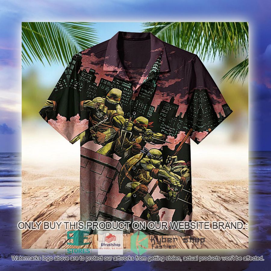 NEW Teenage Mutant Ninja Turtles poster art Hawaii Shirt 3 teenage mutant ninja turtles poster art hawaiian shirt 3 24057