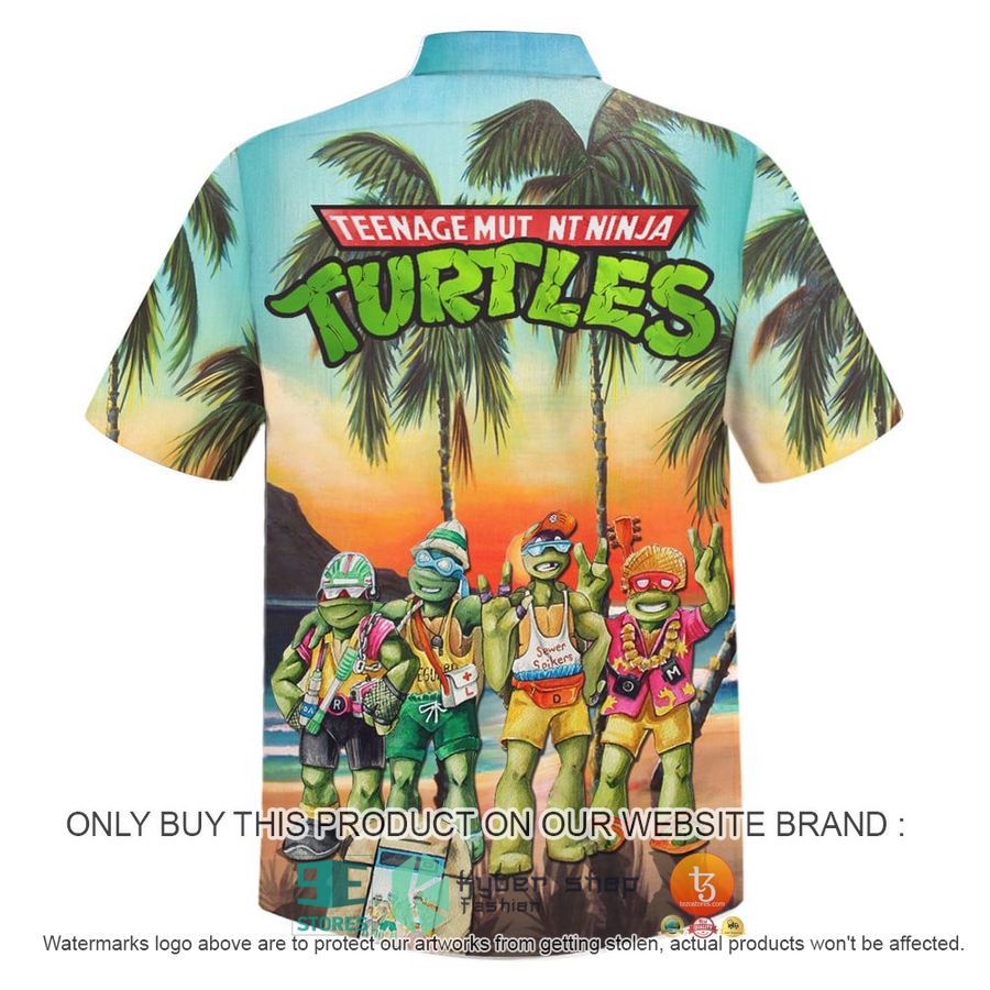 HOT Teenage Mutant Ninja Turtles Sunset Island Hawaiian Shirt 3 teenage mutant ninja turtles sunset island hawaiian shirt 3 99260
