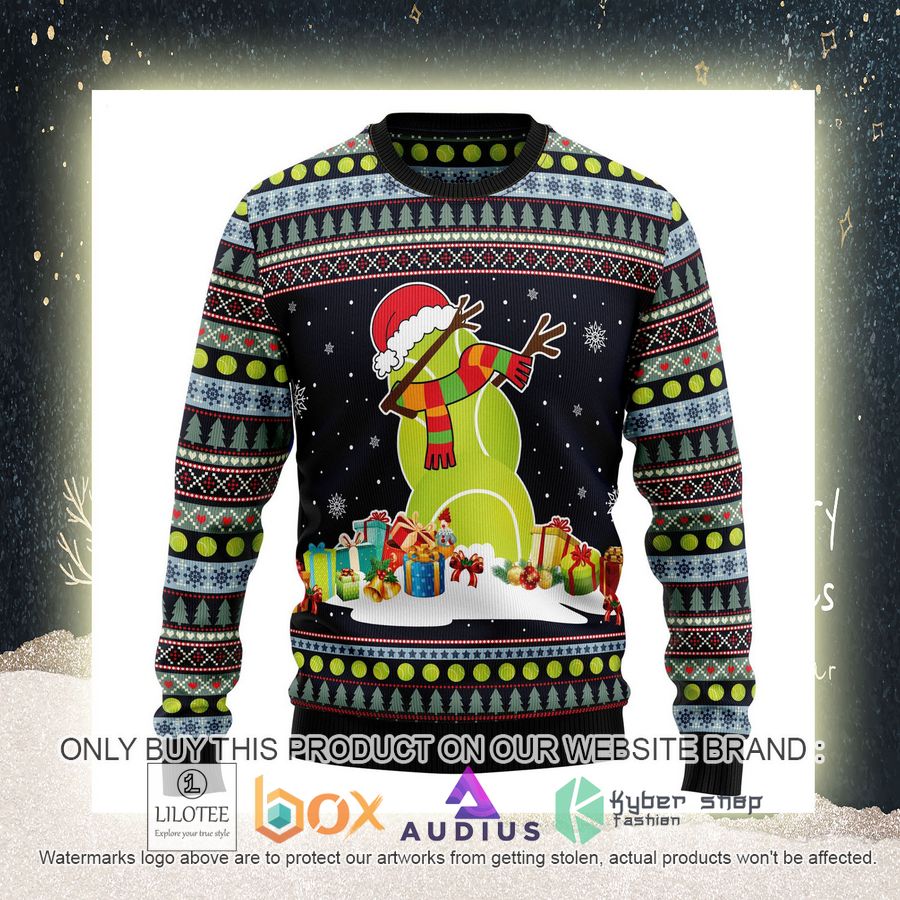 Tennis Snowman Ugly Christmas Sweater 10 tennis snowman ugly christmas sweater 10 99549