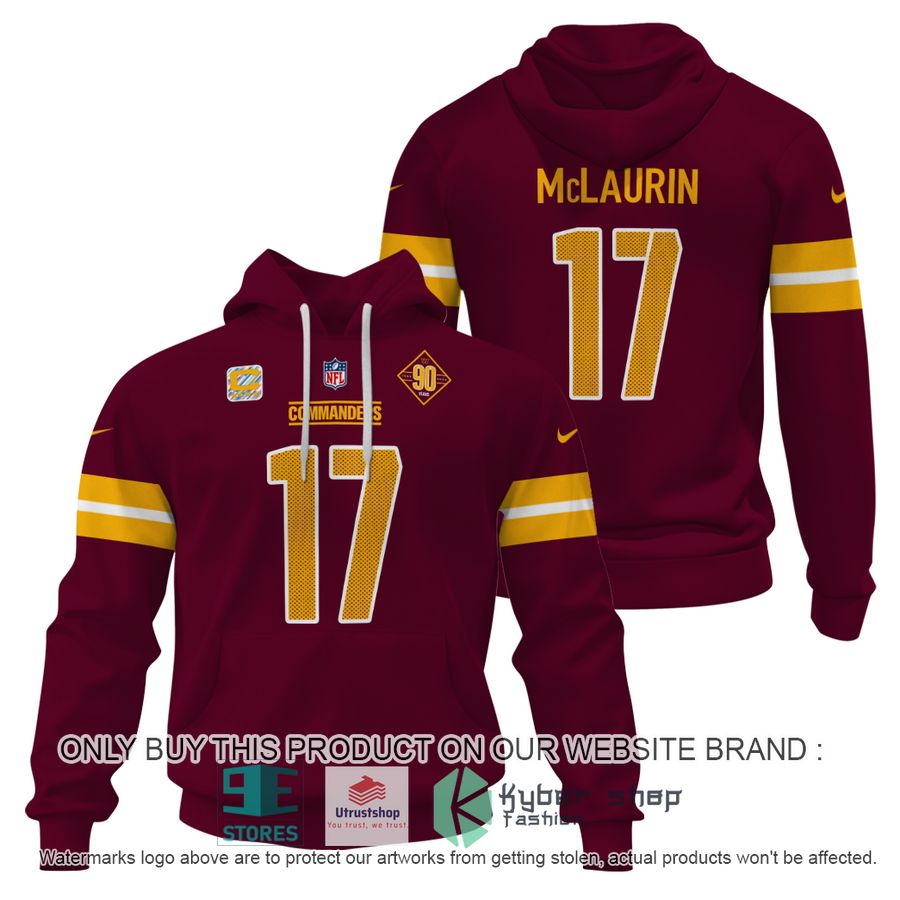 NEW Terry McLaurin 17 Washington Commanders dark red Hoodie, Shirt 9 terry mclaurin 17 washington commanders dark red shirt hoodie 1 27984