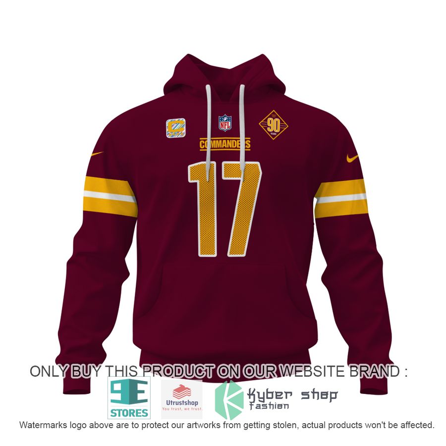 NEW Terry McLaurin 17 Washington Commanders dark red Hoodie, Shirt 2 terry mclaurin 17 washington commanders dark red shirt hoodie 2 23869
