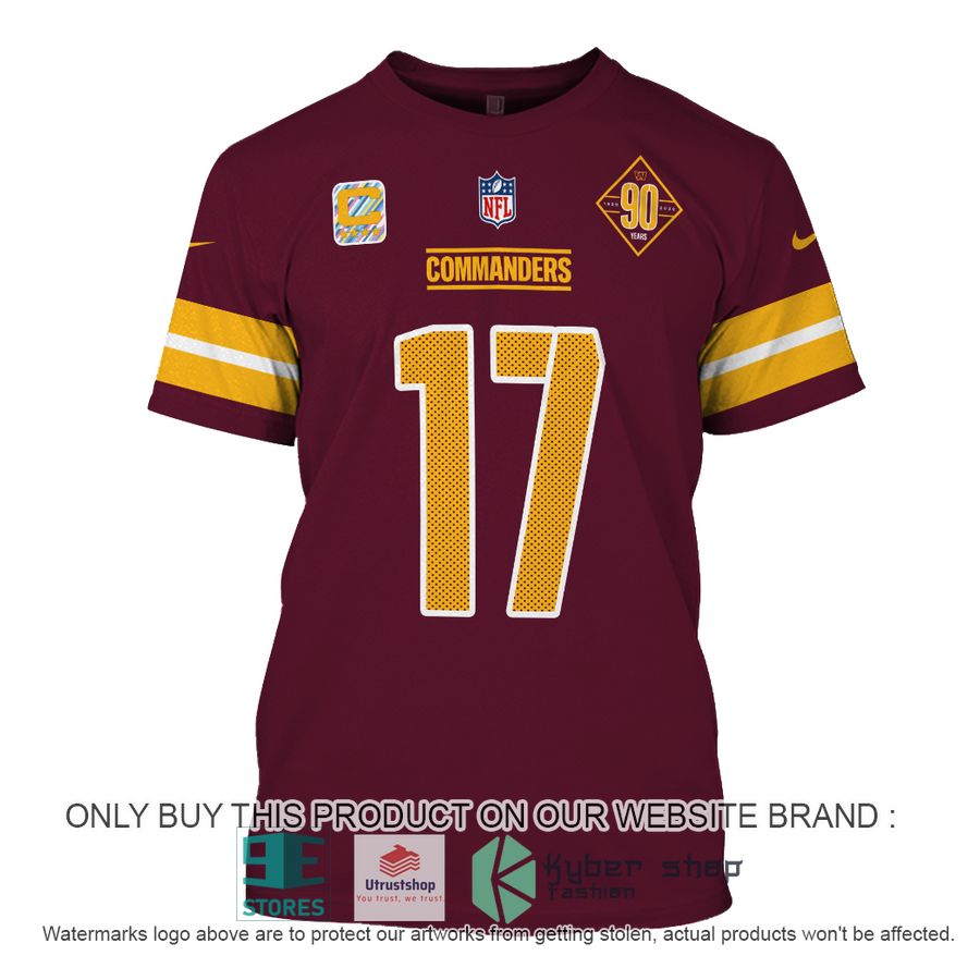 NEW Terry McLaurin 17 Washington Commanders dark red Hoodie, Shirt 7 terry mclaurin 17 washington commanders dark red shirt hoodie 7 97129