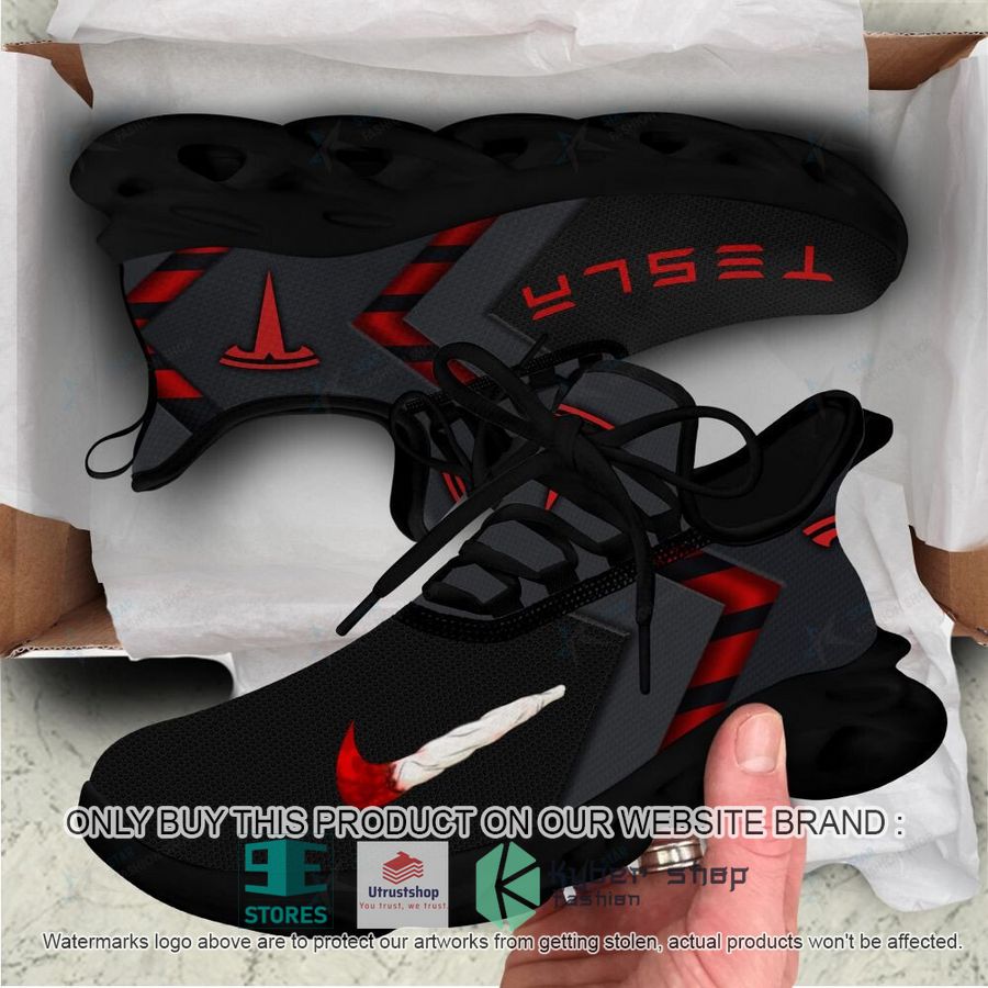 NEW Tesla Logo Nike Max Soul Sneaker 3 tesla nike max soul shoes 3 37935