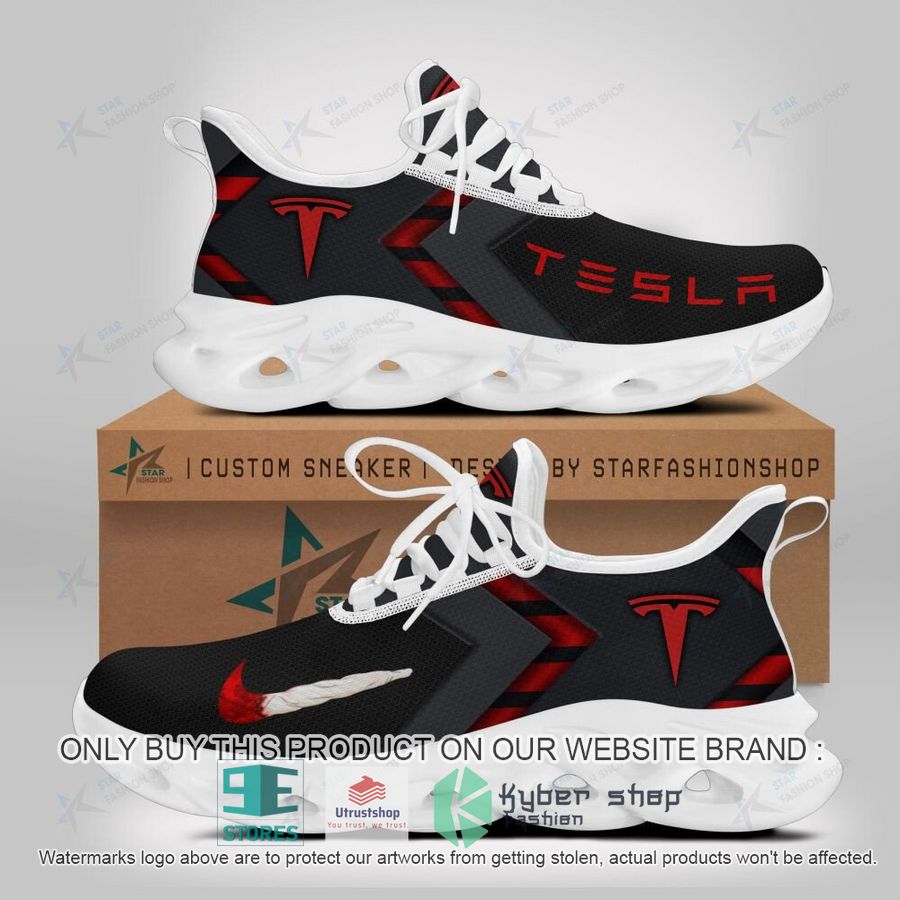 NEW Tesla Logo Nike Max Soul Sneaker 5 tesla nike max soul shoes 5 78961