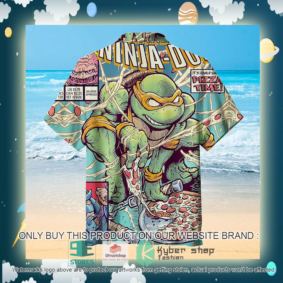 NEW The Amazing Raph's Pizza Time Teenage Mutant Ninja Turtles Hawaii Shirt 4 the amazing raphs pizza time teenage mutant ninja turtles hawaiian shirt 4 87077