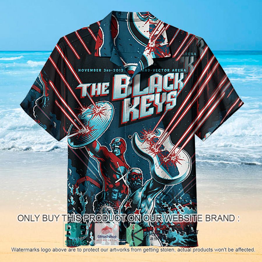 NEW The Black Keys Hawaii Shirt 17 the black keys hawaiian shirt 1 47979