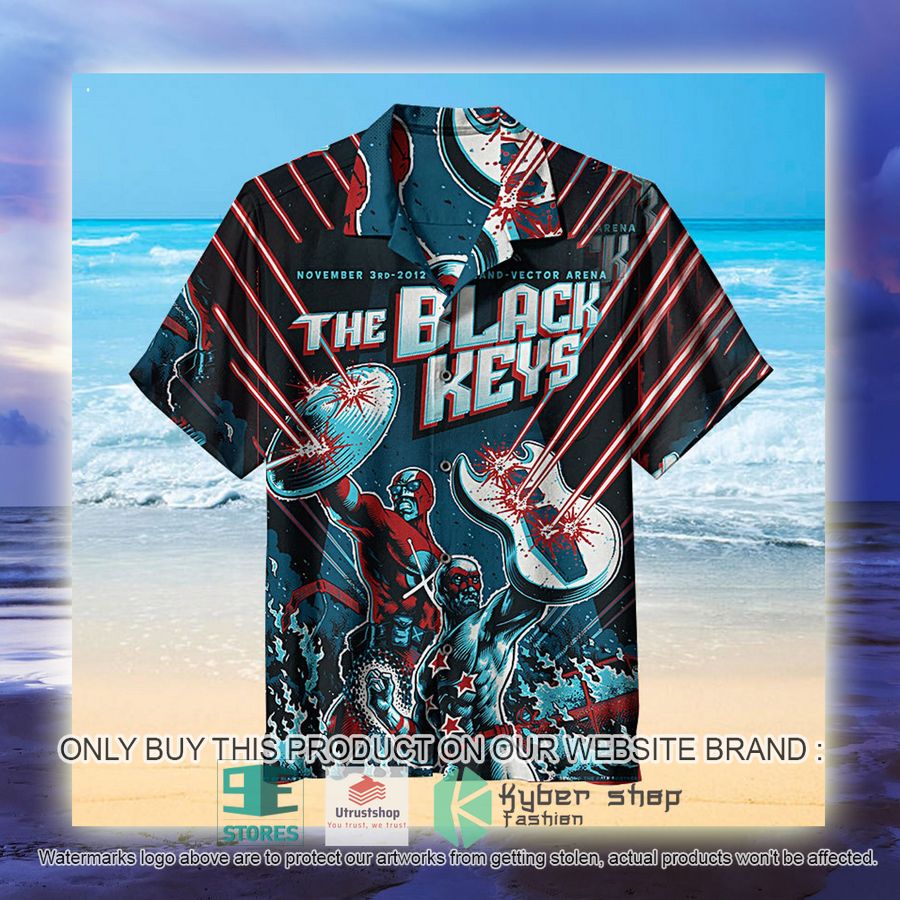 NEW The Black Keys Hawaii Shirt 5 the black keys hawaiian shirt 5 48186
