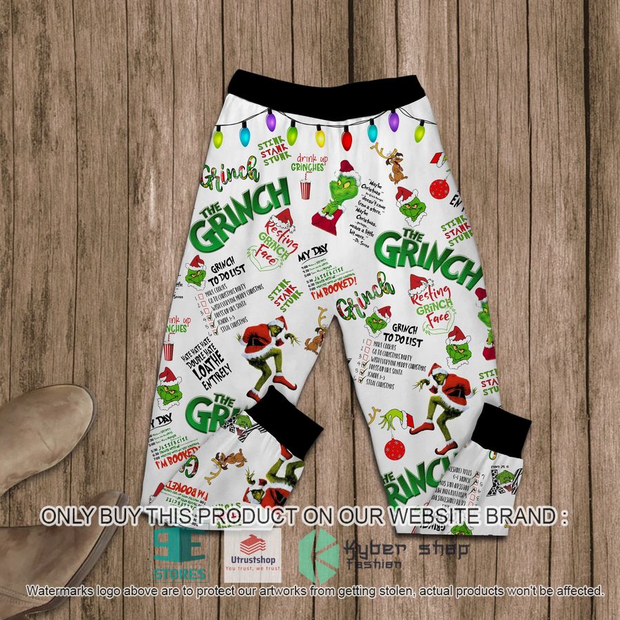 NEW The Grinch I Just Took a DNA Test Pajamas Set 3 the grinch i just took a dna test pajamas set 3 19035