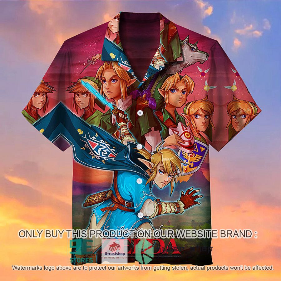NEW The Legend of Zelda Hawaii Shirt 17 the legend of zelda hawaiian shirt 1 55808
